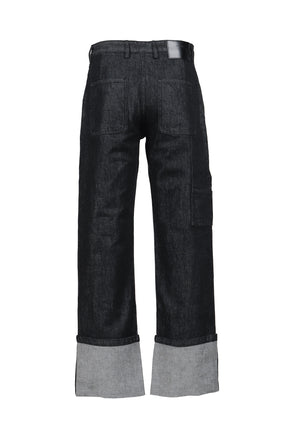 CUFF JEAN RAW / RAW BLK