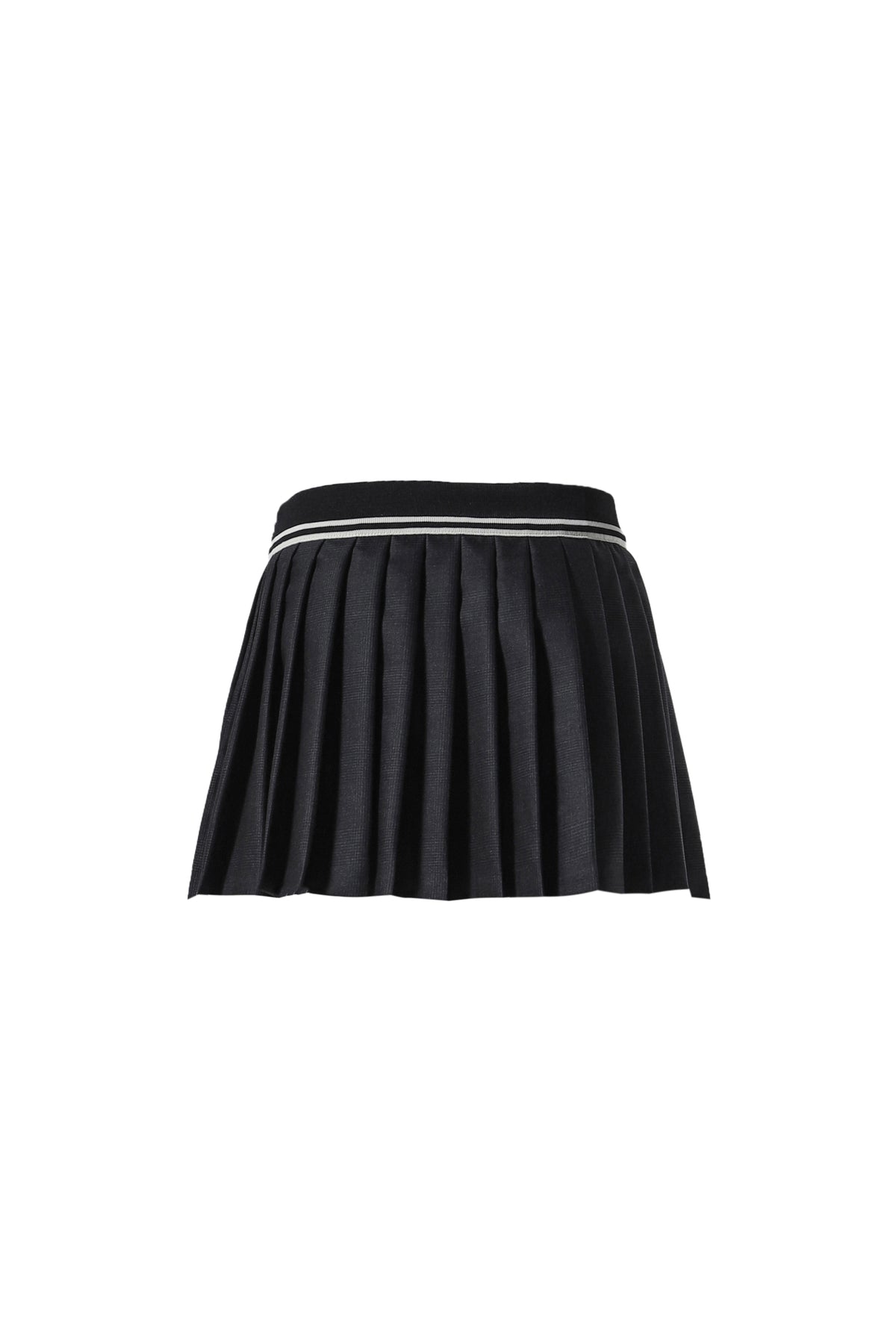 ABIGAIL PLEATED SKIRT / DARK GREY