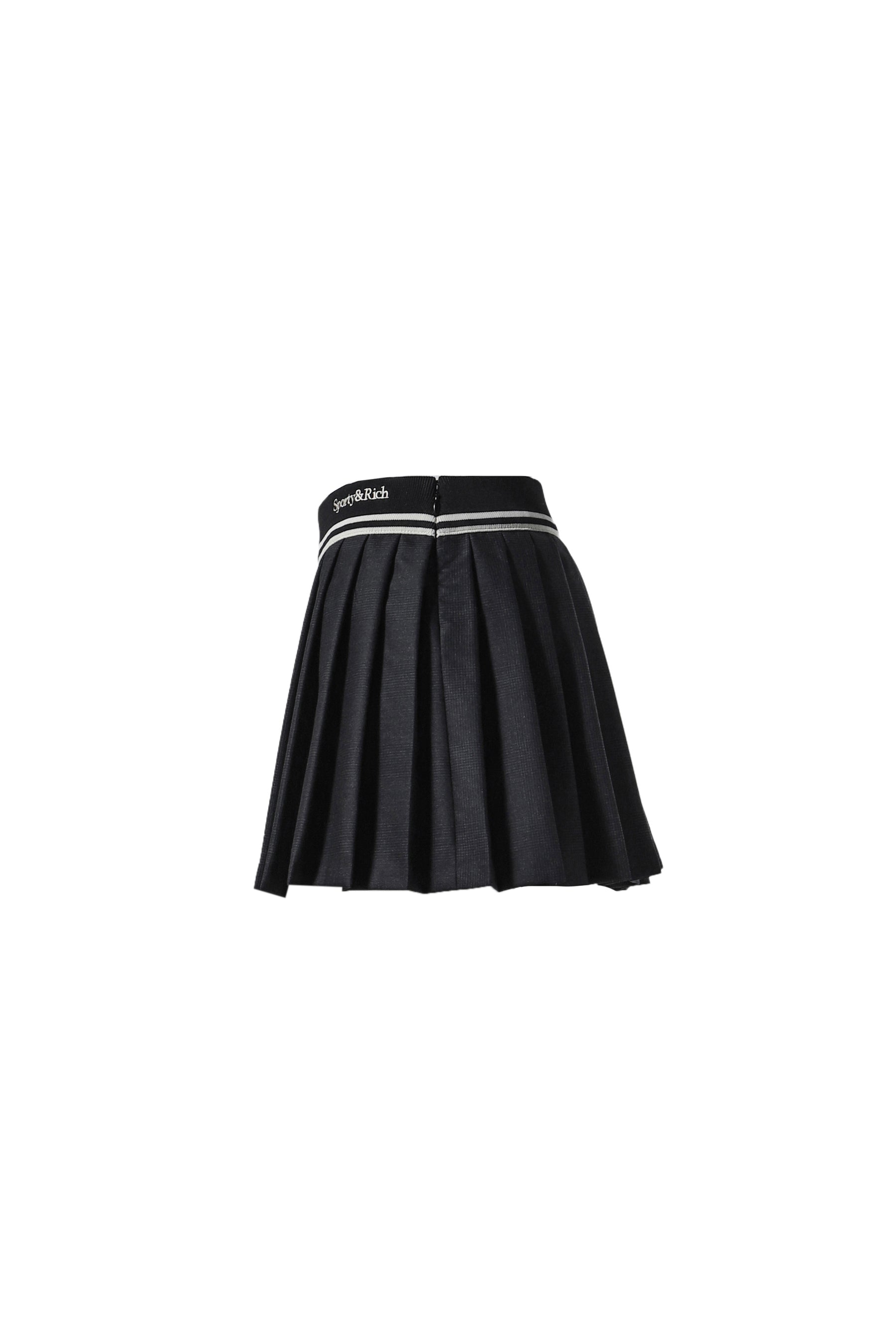 ABIGAIL PLEATED SKIRT / DARK GREY