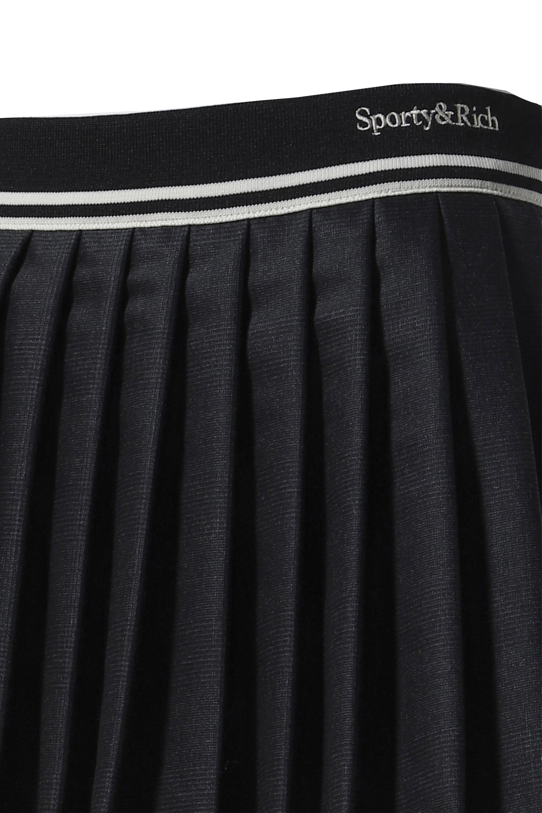 ABIGAIL PLEATED SKIRT / DARK GREY