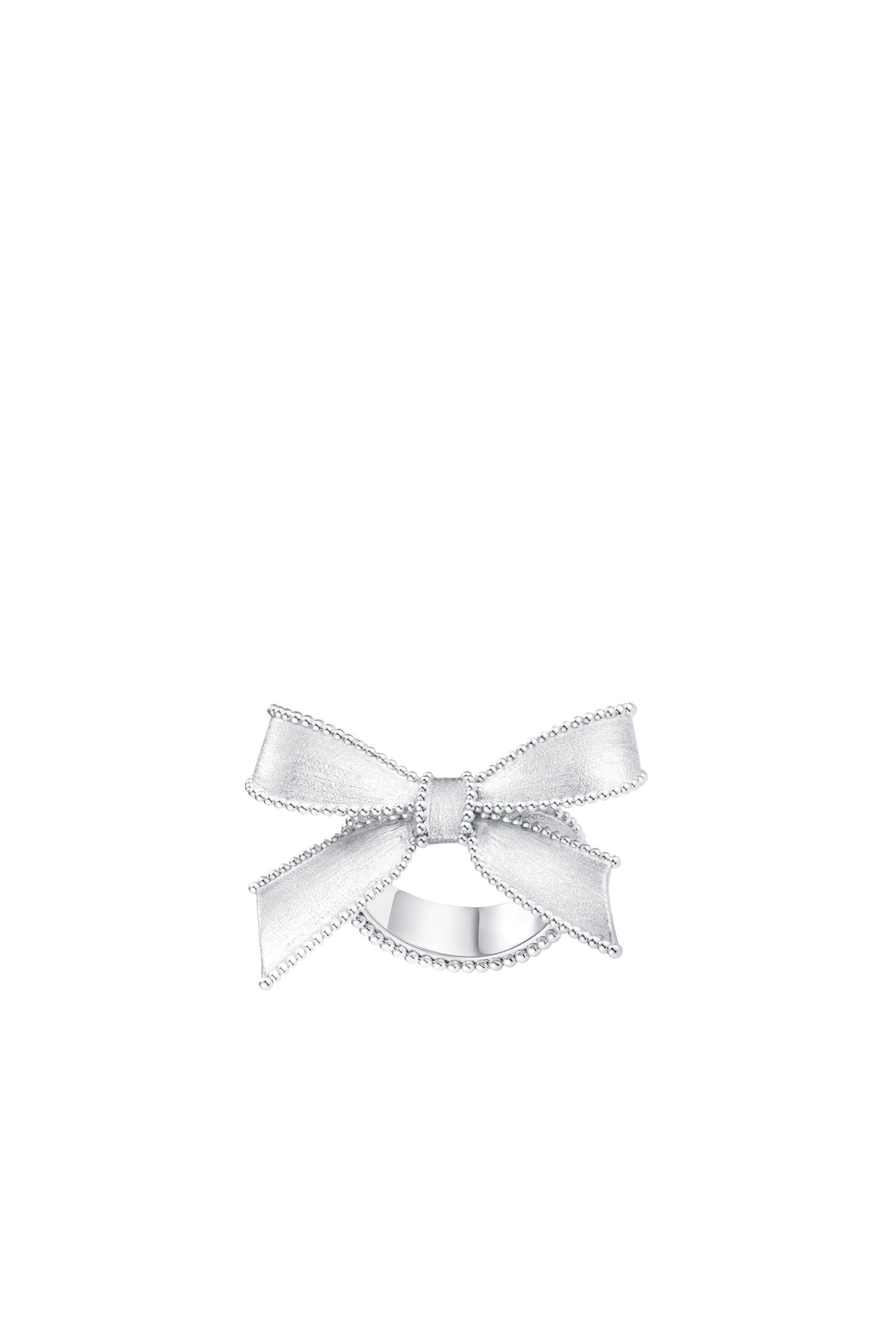 BASIC BOWKNOT RING / SIL