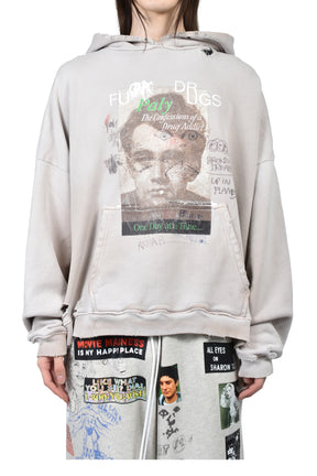 CONFESSIONS HOODED SWEATSHIRT / LT. BRW