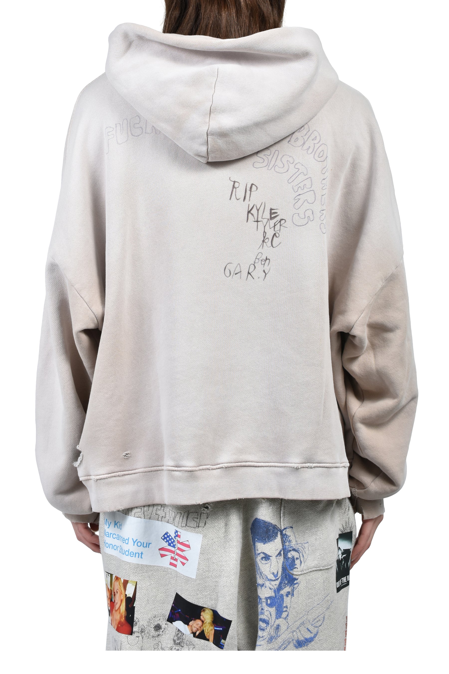 CONFESSIONS HOODED SWEATSHIRT / LT. BRW