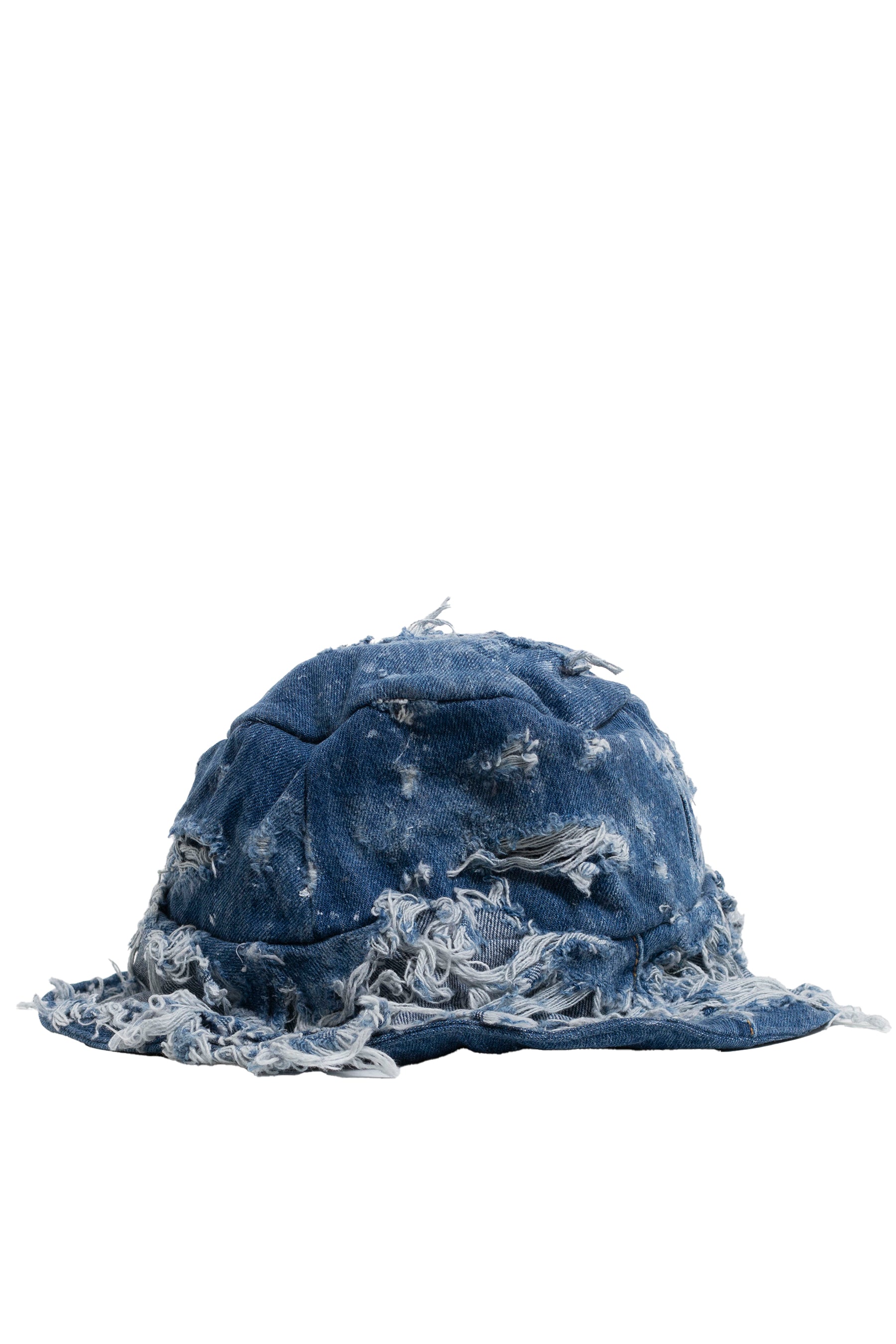 Denim Bucket Hat in Washed Indigo