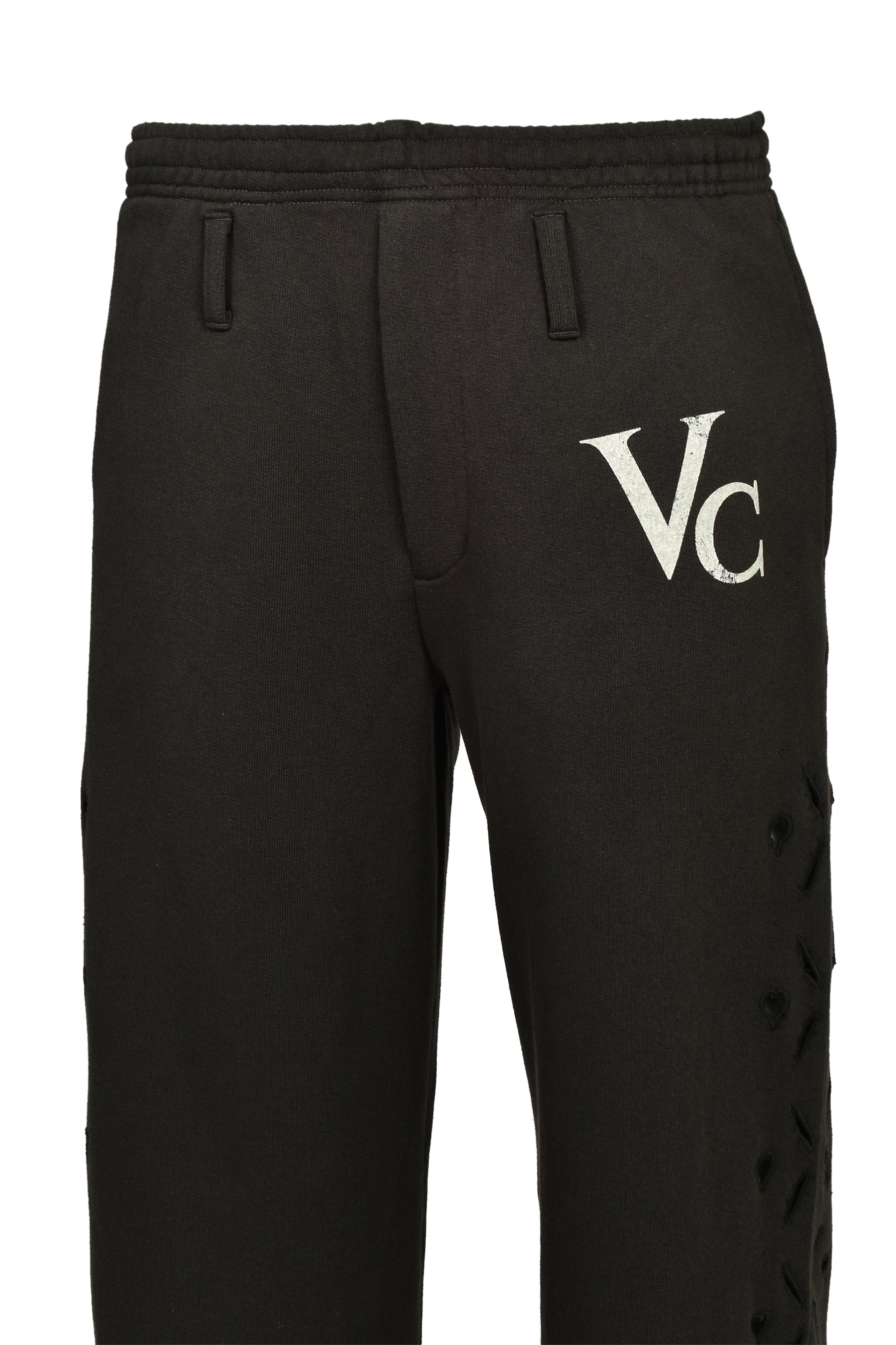 HEART HOLE VC SWEAT PANTS / BLK