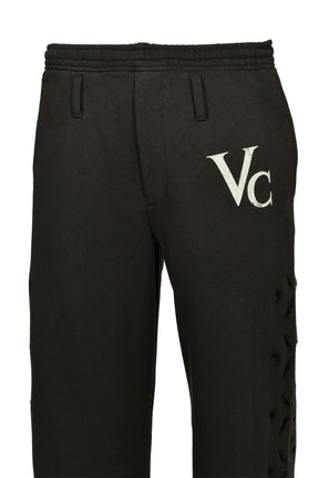 HEART HOLE VC SWEAT PANTS / BLK