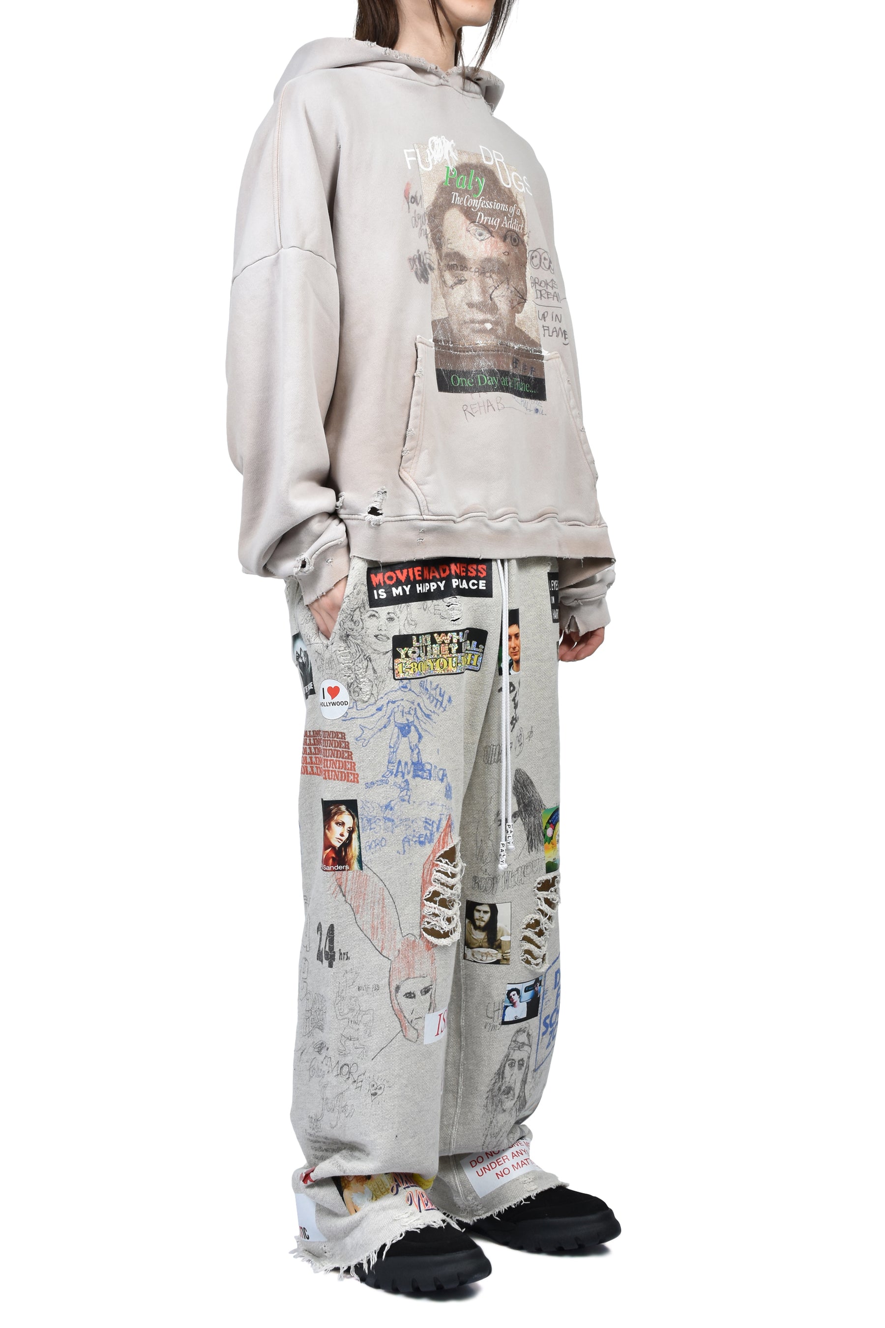 MOVIE MADNESS SWEATPANT / HTR GRY