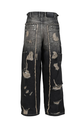 PAINTER DENIM PANTS(EXCLUSIVE) / BLK