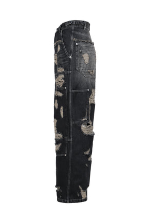 PAINTER DENIM PANTS(EXCLUSIVE) / BLK