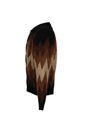 DEGRADE JACQUARD CARDIGAN / BRW BEI 