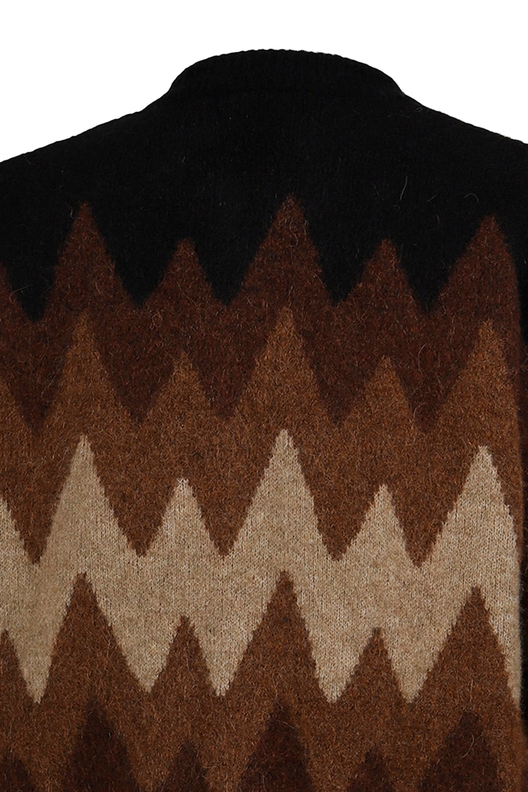 DEGRADE JACQUARD CARDIGAN / BRW BEI 