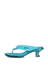MELISSA THONG KITTEN HEEL / SCUBA BLU