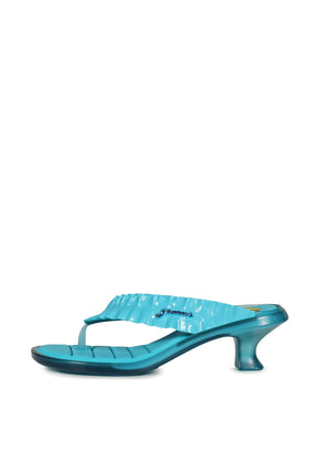 MELISSA THONG KITTEN HEEL / SCUBA BLU