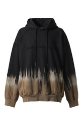 TIE-DYE HOODIE / BLK