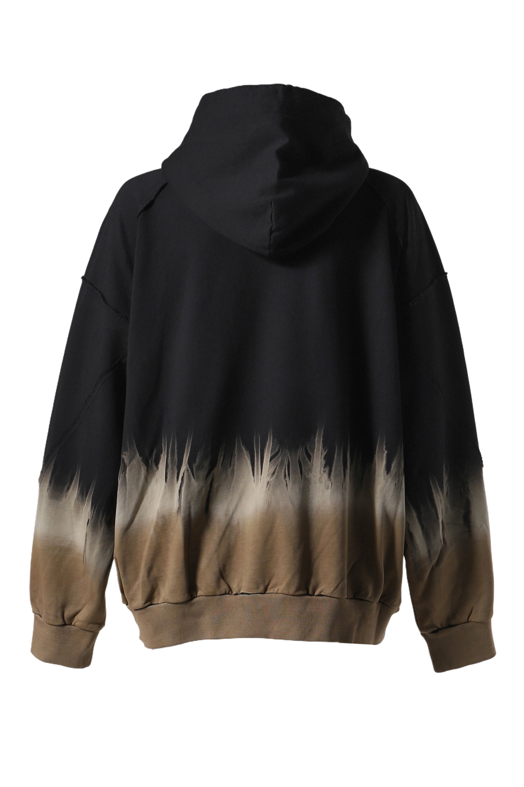 TIE-DYE HOODIE / BLK