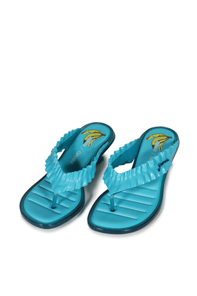 MELISSA THONG KITTEN HEEL / SCUBA BLU