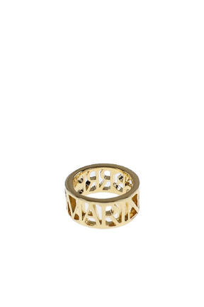 MARINE SERRE INSERT RING / MT50 GOLD