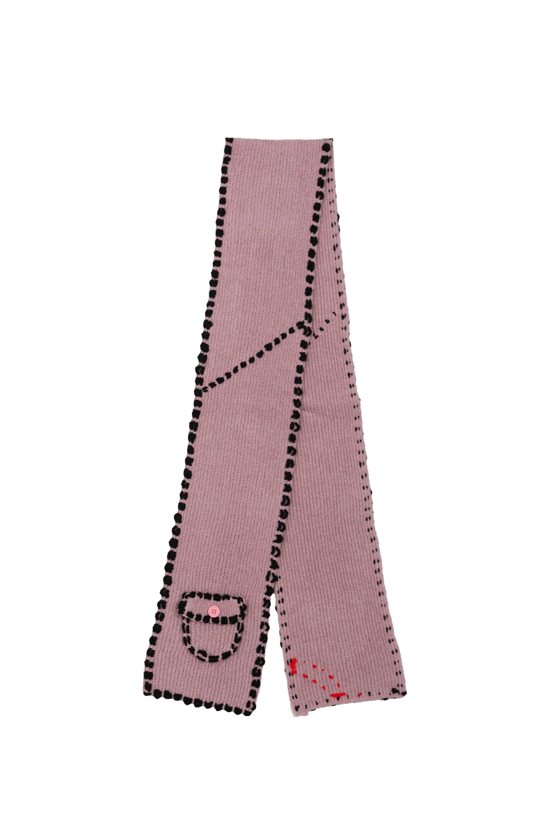 PHINGERIN フィンガリン FW23 PG1 SCARF / MOS PINK -NUBIAN