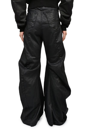 JULIUS ユリウス SS26 10oz COATED STRETCH DENIM PANTS / BLK