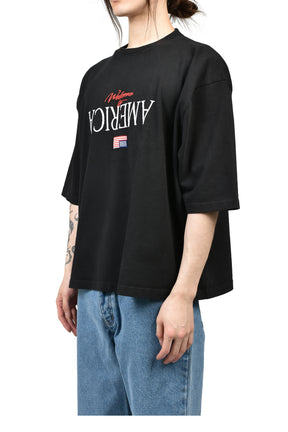 WELCOME TO AMERICA - BUFFALO TEE / BLK