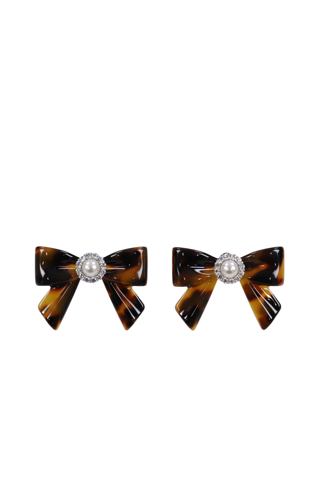 ACETATE BOWKNOT EARRING / BRW