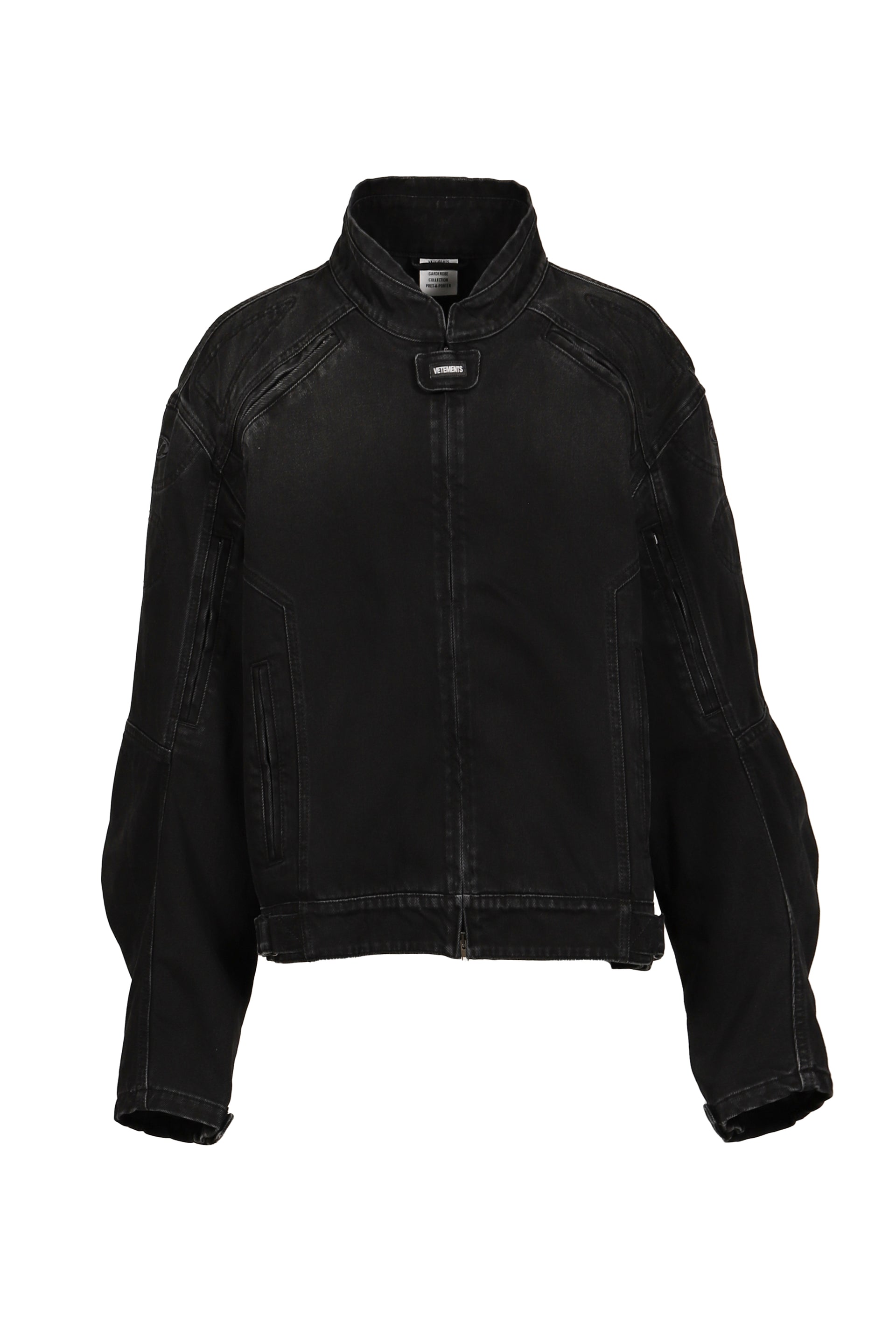 RACING DENIM JACKET / VTG BLK