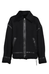 COTTON MUTON JACKET / BLACK 