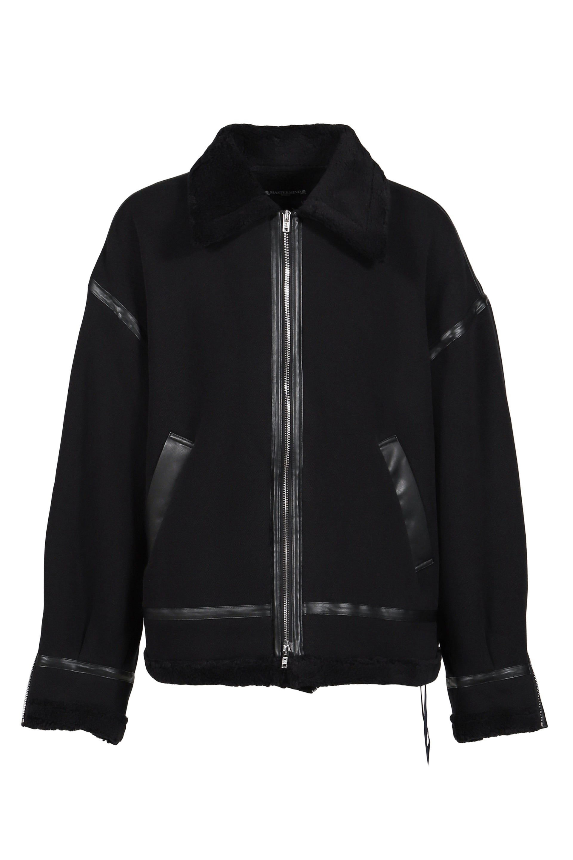 COTTON MUTON JACKET / BLK