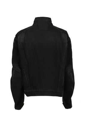 RACING DENIM JACKET / VTG BLK