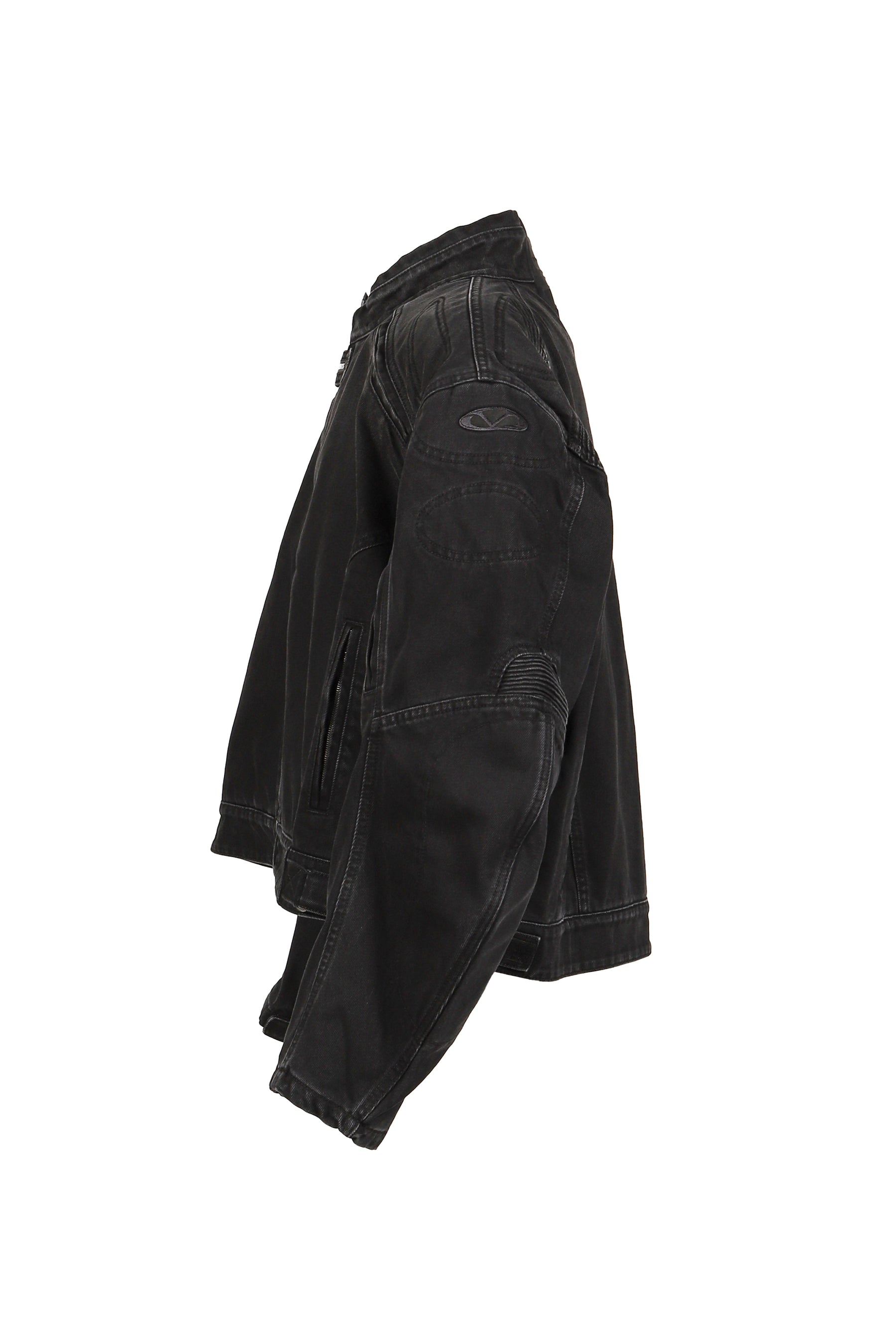 RACING DENIM JACKET / VTG BLK