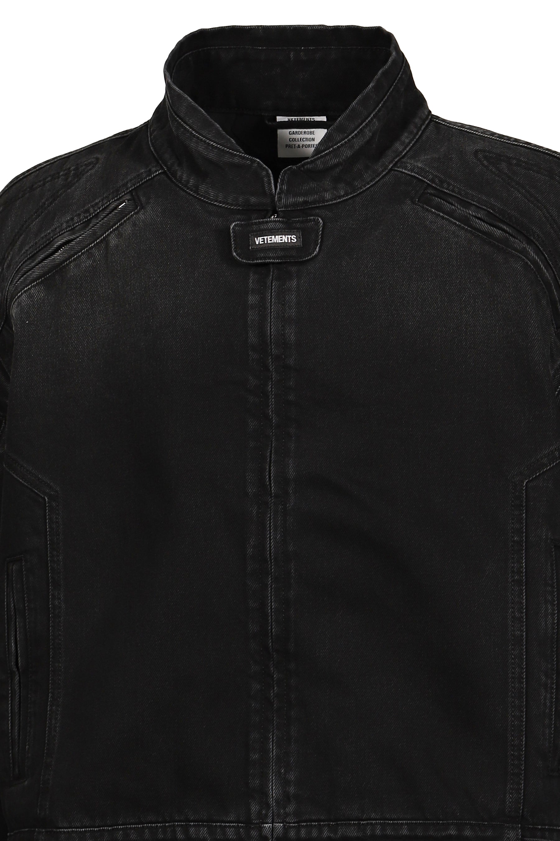 RACING DENIM JACKET / VTG BLK