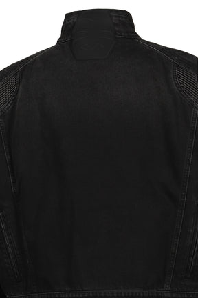 RACING DENIM JACKET / VTG BLK