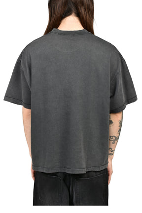 STAINED POCKET T / VINTAGE BLACK