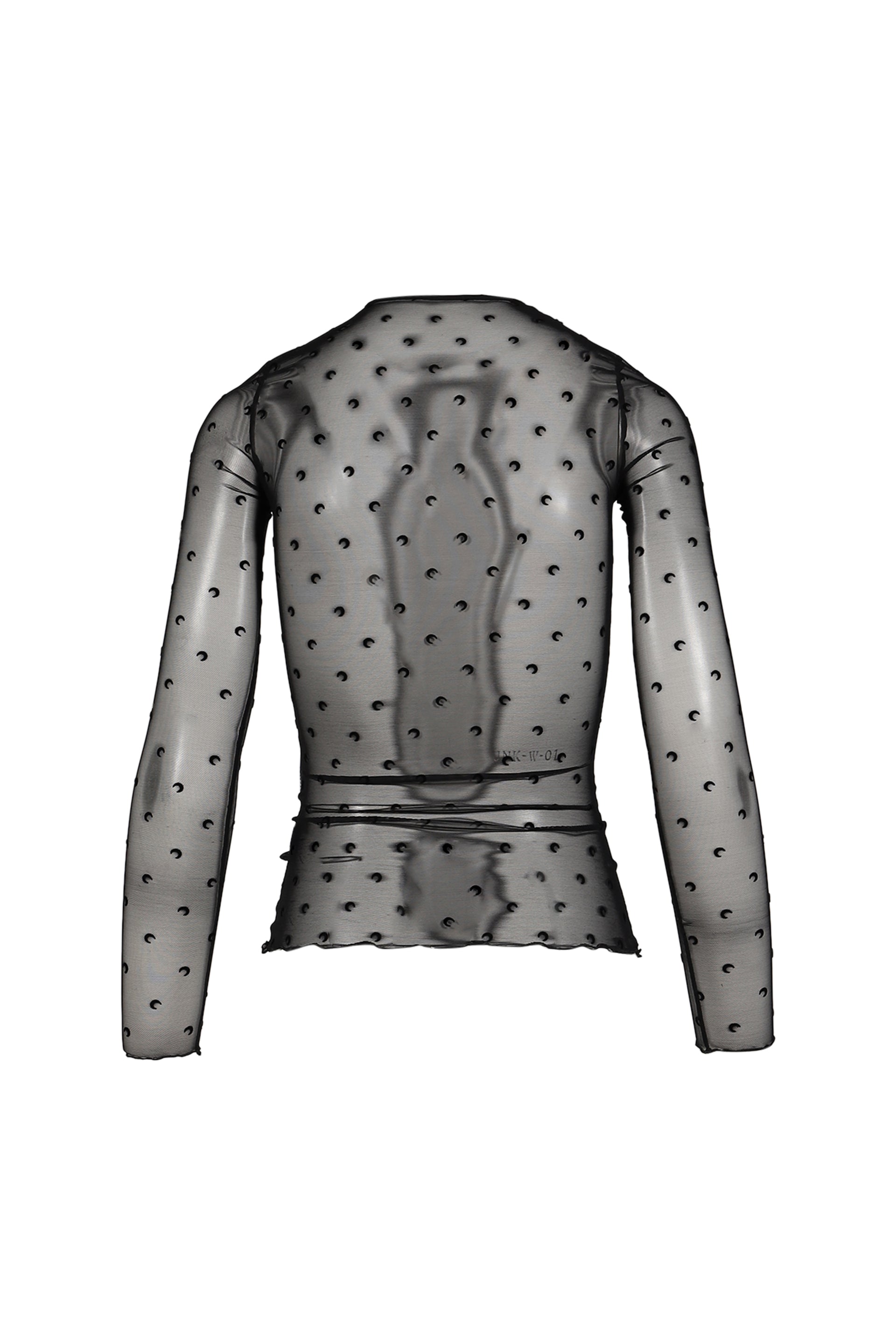 PLUMETIS MOON CREWNECK LS TOP / BLK