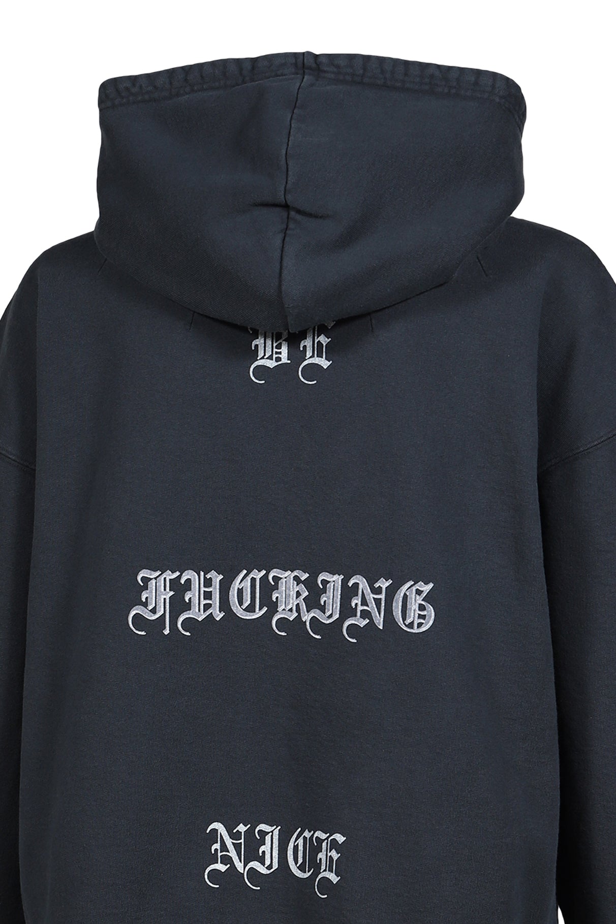 LOVE ME ZIP HOODIE / BLK