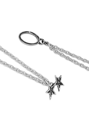 ICON DOUBLE CHAIN BRACELET / SIL