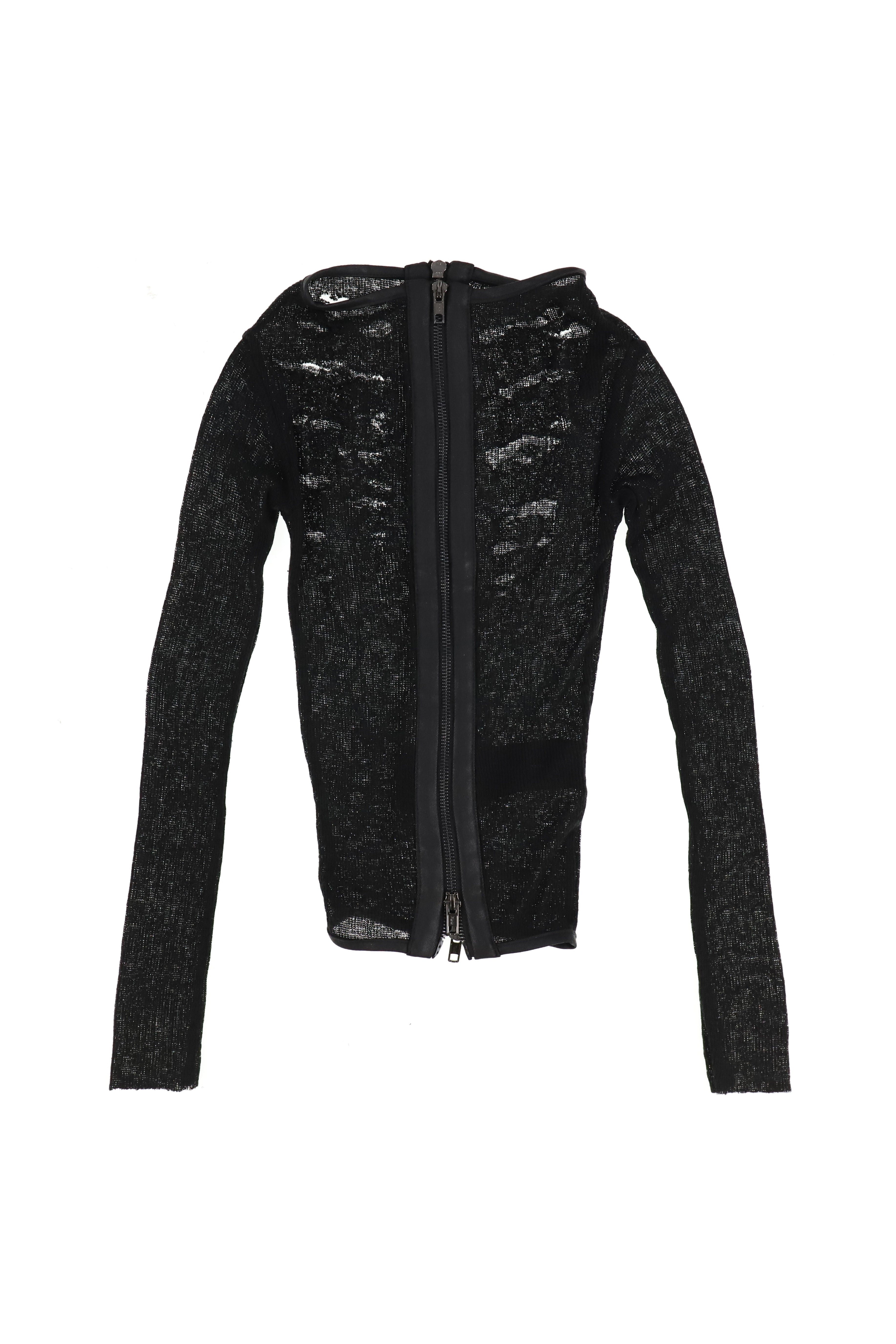 LATUI ATELIER ラトゥイ アトリエ SS26 MID-9 DATING TOP / BLK