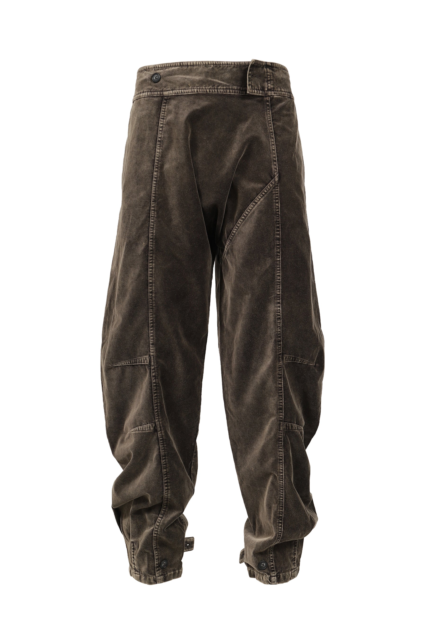 VAJI VELVET WRAP PANTS / CHA