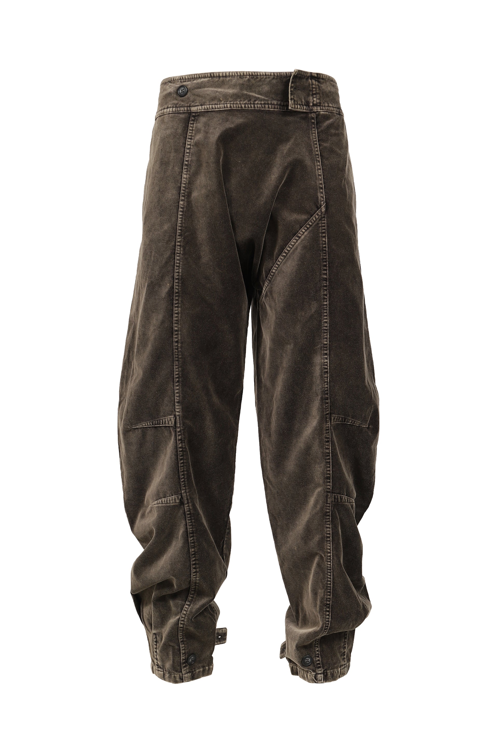 VAJI VELVET WRAP PANTS / CHA