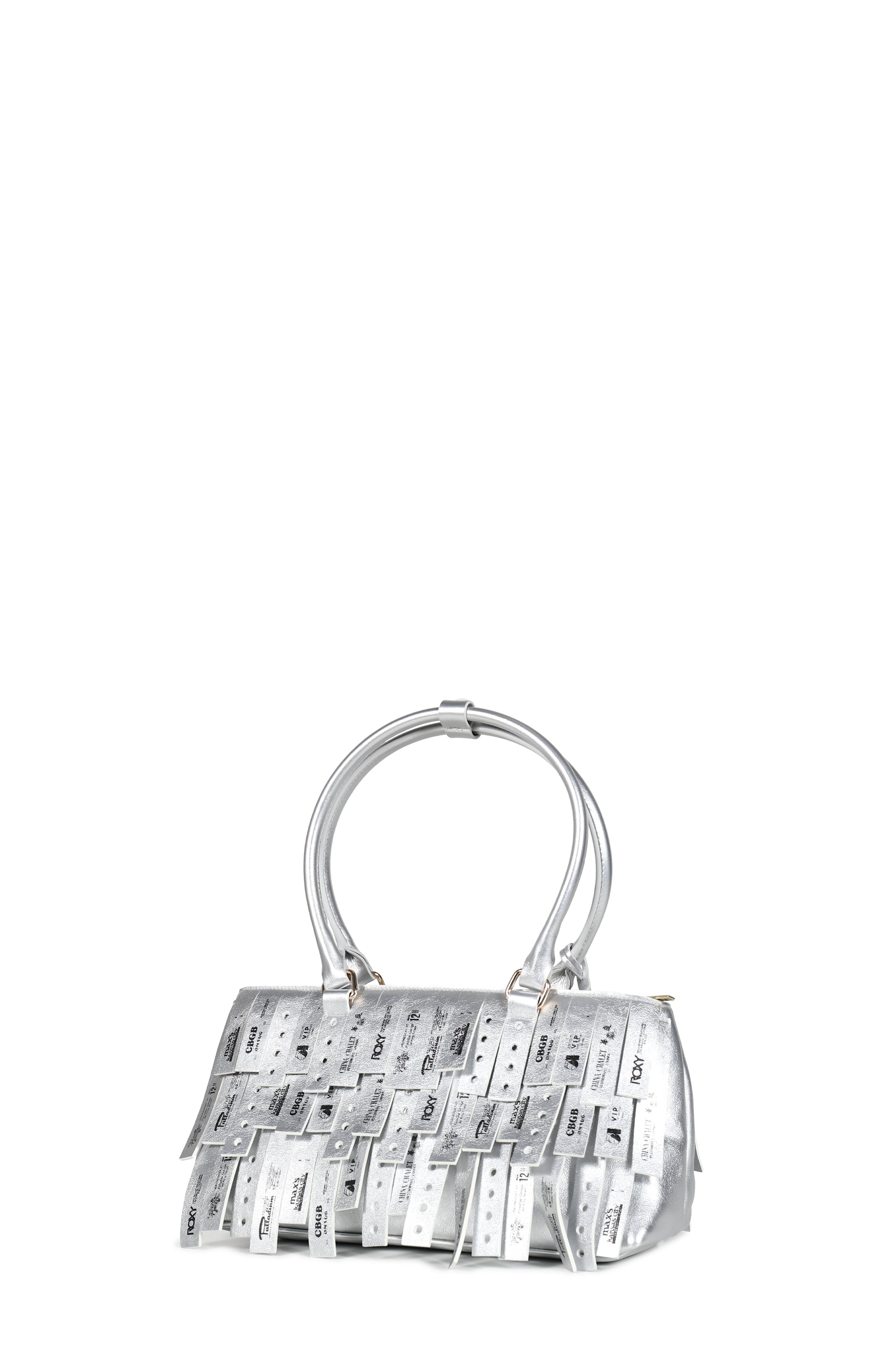 SILVER WRISTBAND BAG / SIL