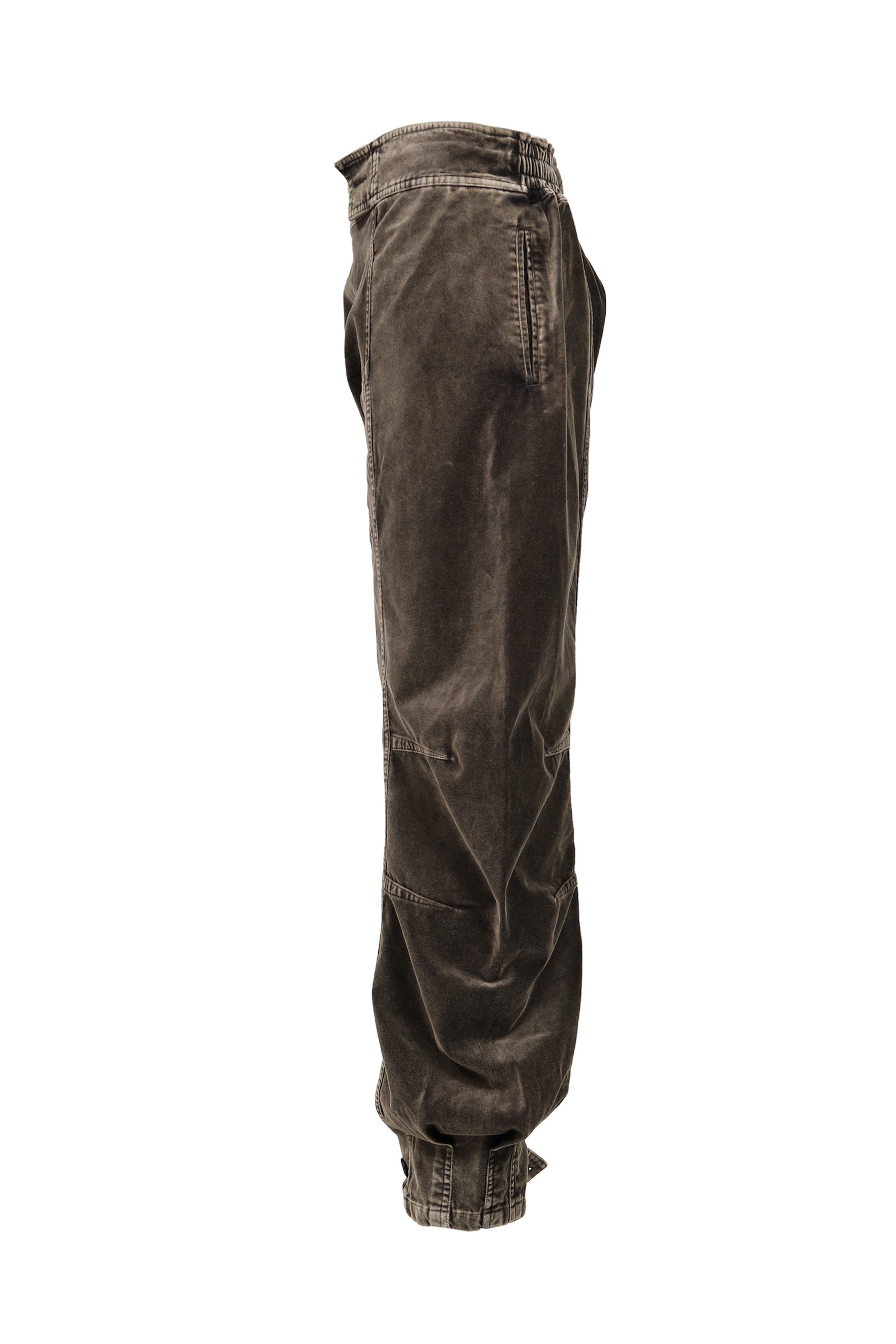 VAJI VELVET WRAP PANTS / CHA