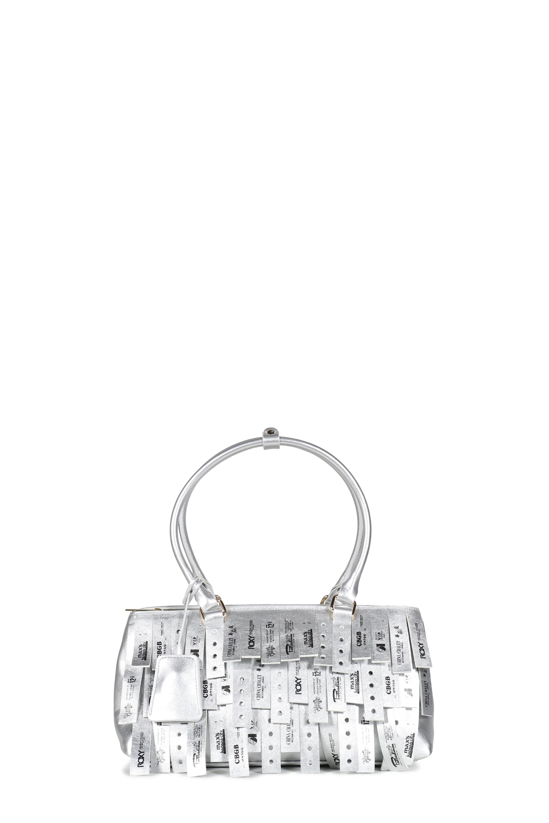 SILVER WRISTBAND BAG / SIL