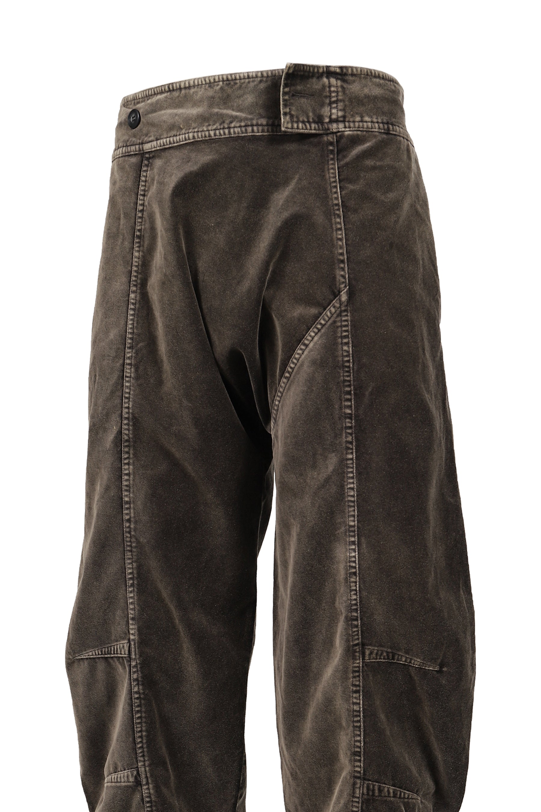 VAJI VELVET WRAP PANTS / CHA