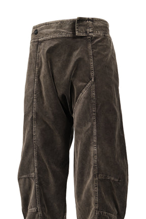 VAJI VELVET WRAP PANTS / CHA