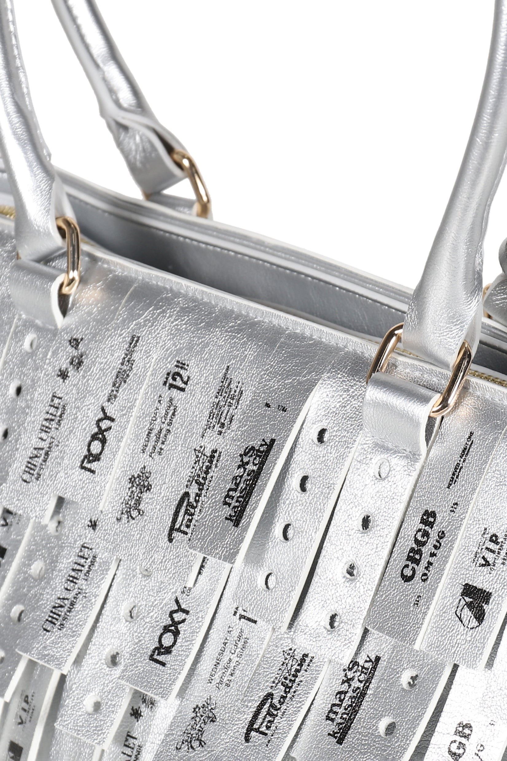 SILVER WRISTBAND BAG / SIL