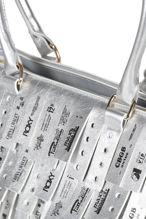 SILVER WRISTBAND BAG / SIL