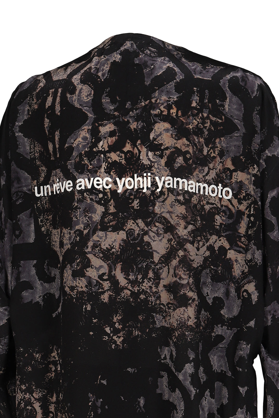 BAROQUE NO COLLAR FRINGE JACKET / BLK