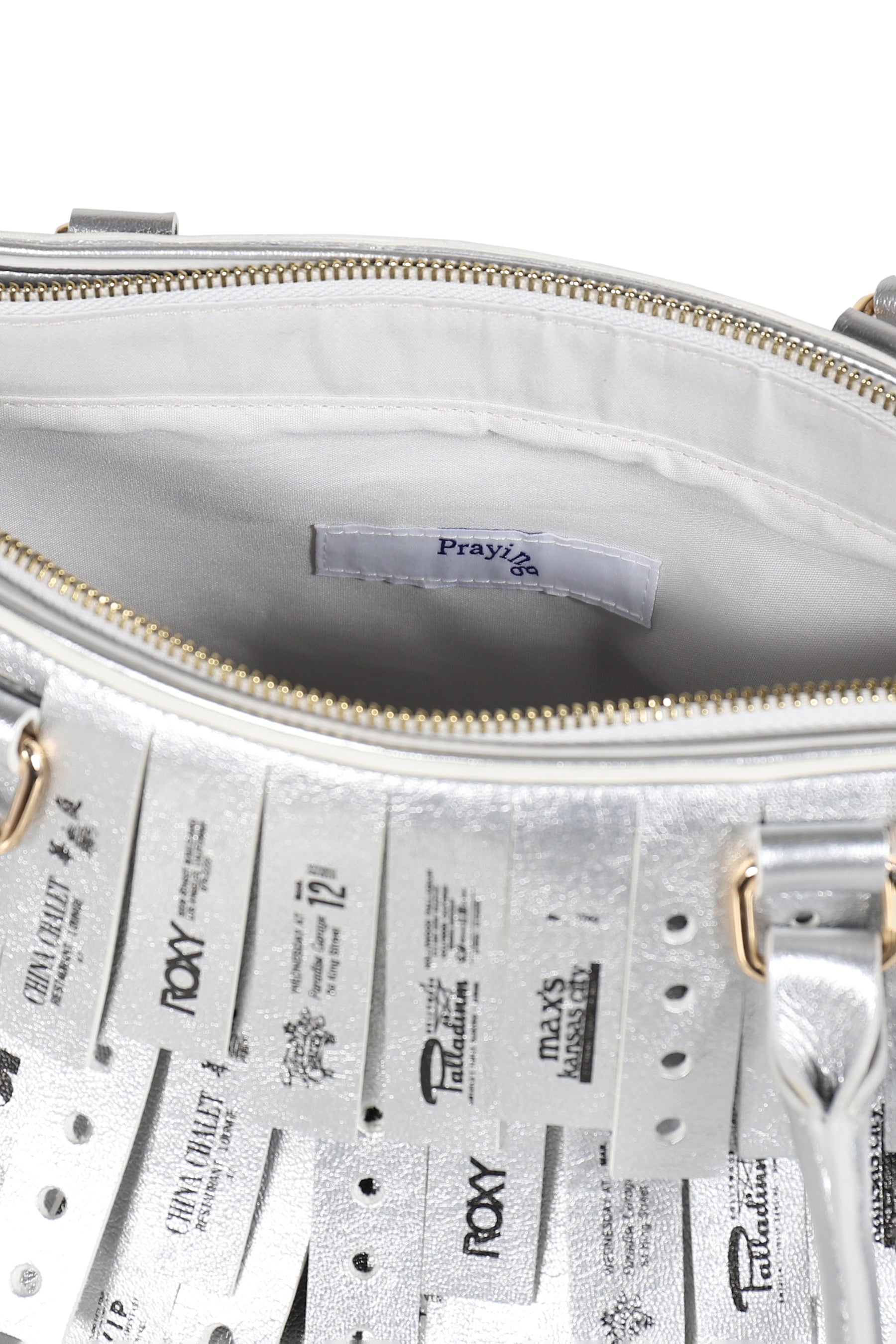 SILVER WRISTBAND BAG / SIL