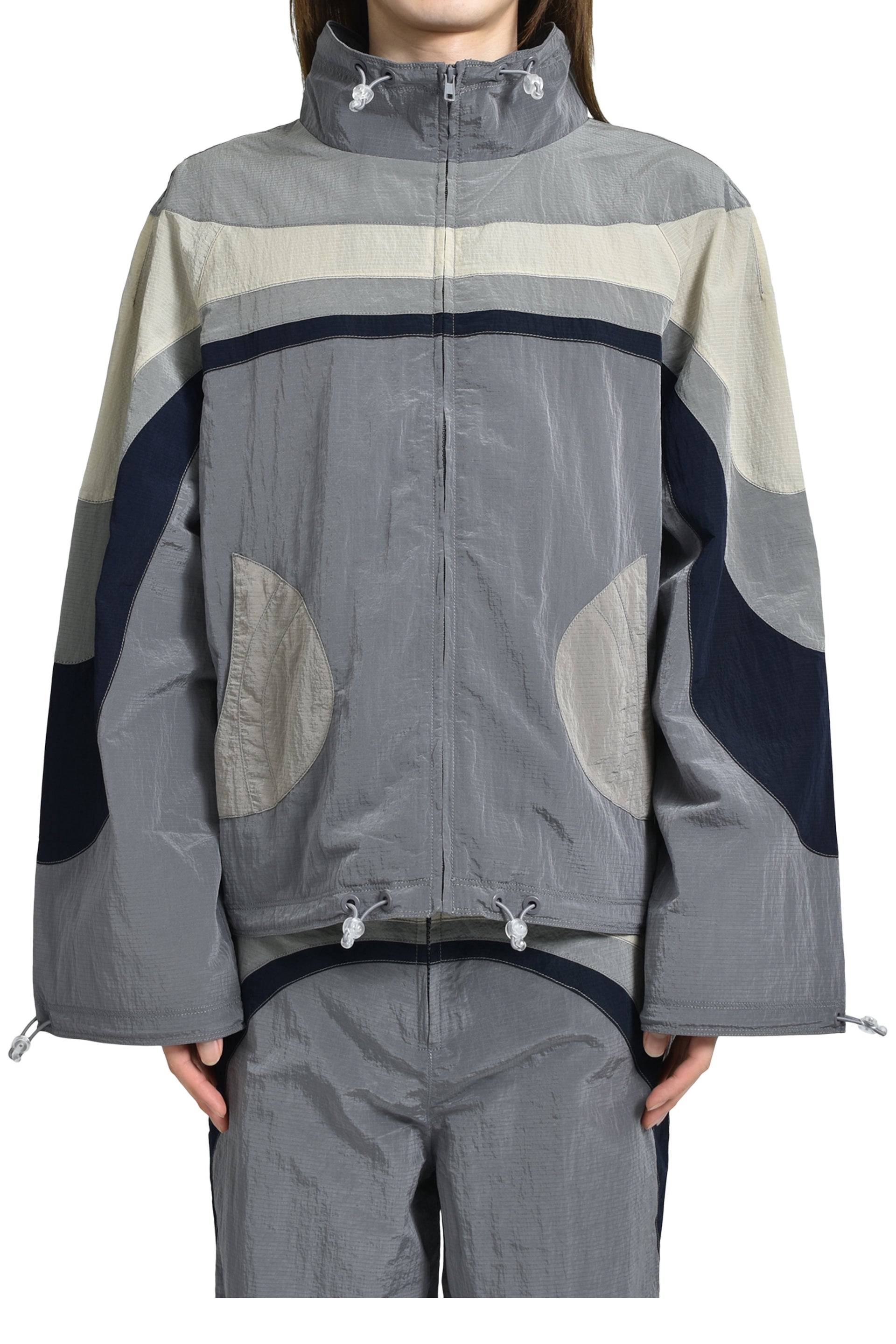 NYLON RAVE JACKET WOVEN / GRY