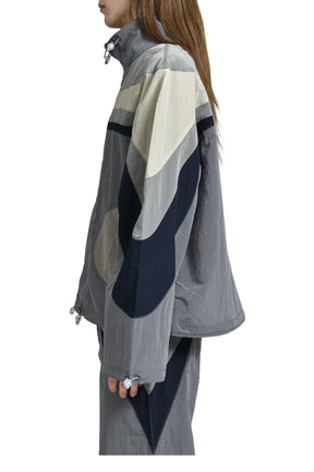 NYLON RAVE JACKET WOVEN / GRY